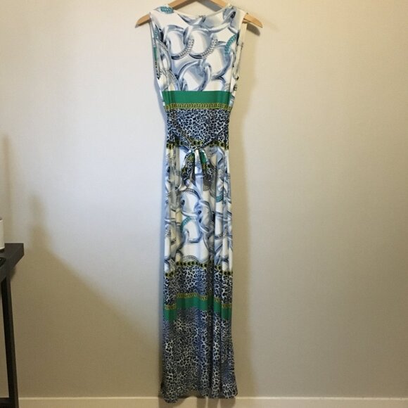 Lauren Ralph Lauren Leopards Diamond Rings and Gold Chain High Waist Max… - Picture 3 of 16